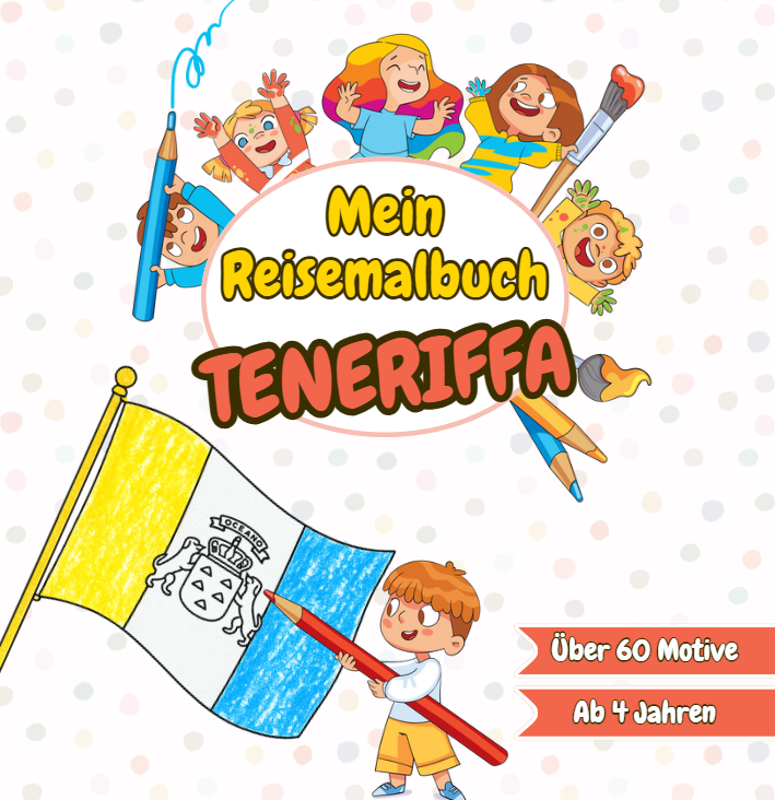 Malbuch Teneriffa für Kinder